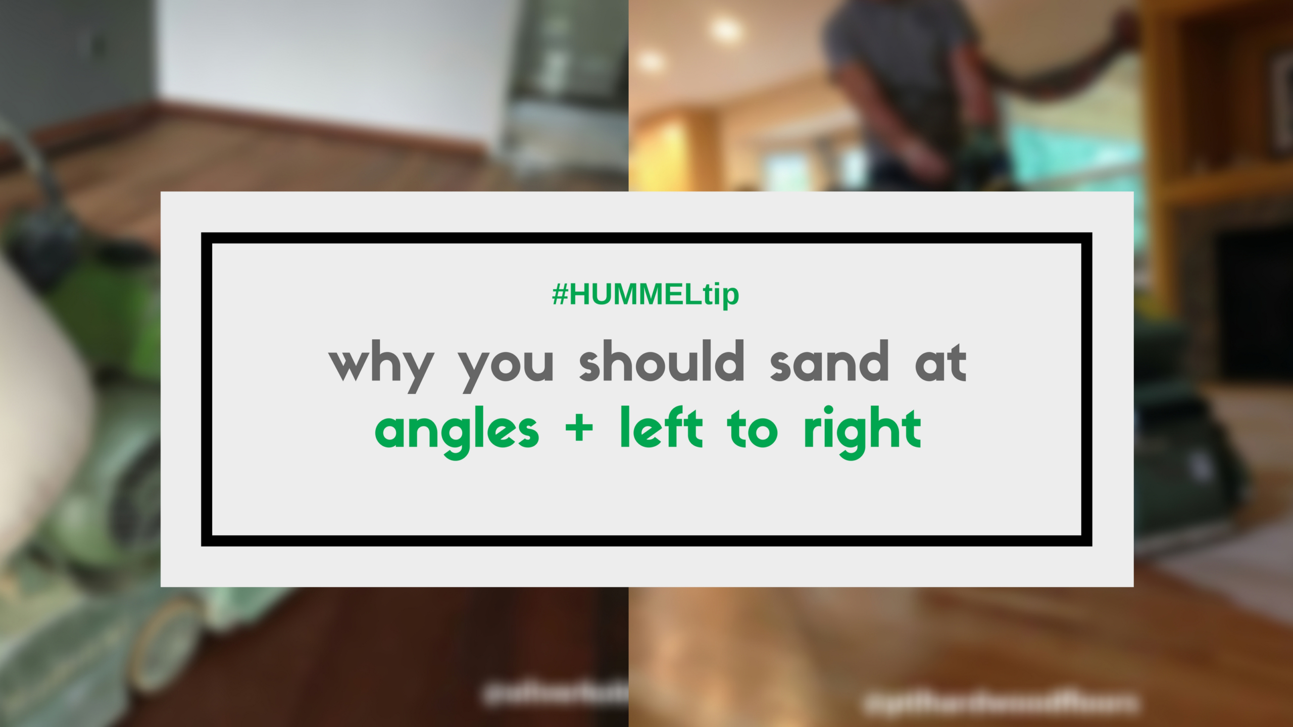 Why You Should Sand Wood Floors at an Angle and Left to Right | Lägler North America Blog