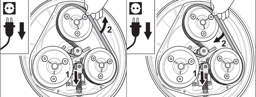 How to Change the Lagler TRIO Tooth Belt