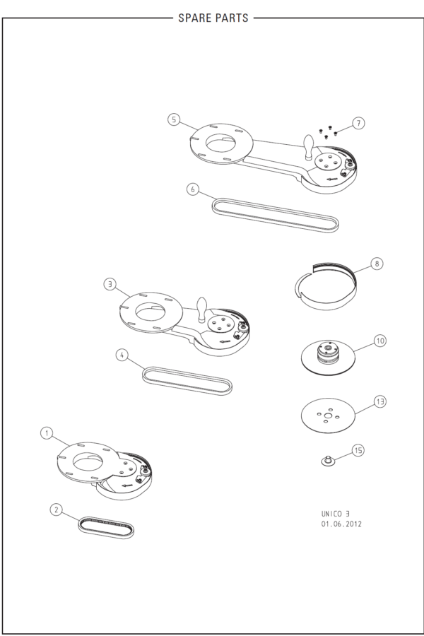 UNICO Attachments/Sanding Disc