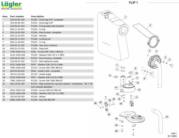 FLIP Dust Pick Up & Lower Chassis